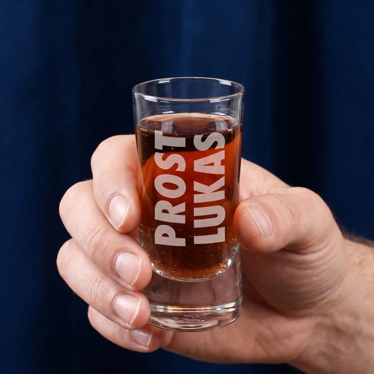 Schnapsglas graviert mit Prost und Name
