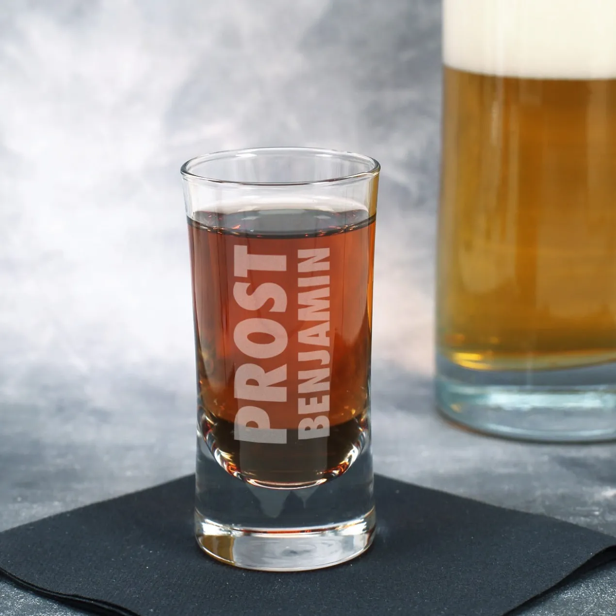 Schnapsglas graviert mit Prost und Name