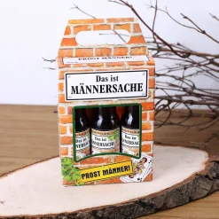 Schnapsset Männerrunde im Geschenkkarton