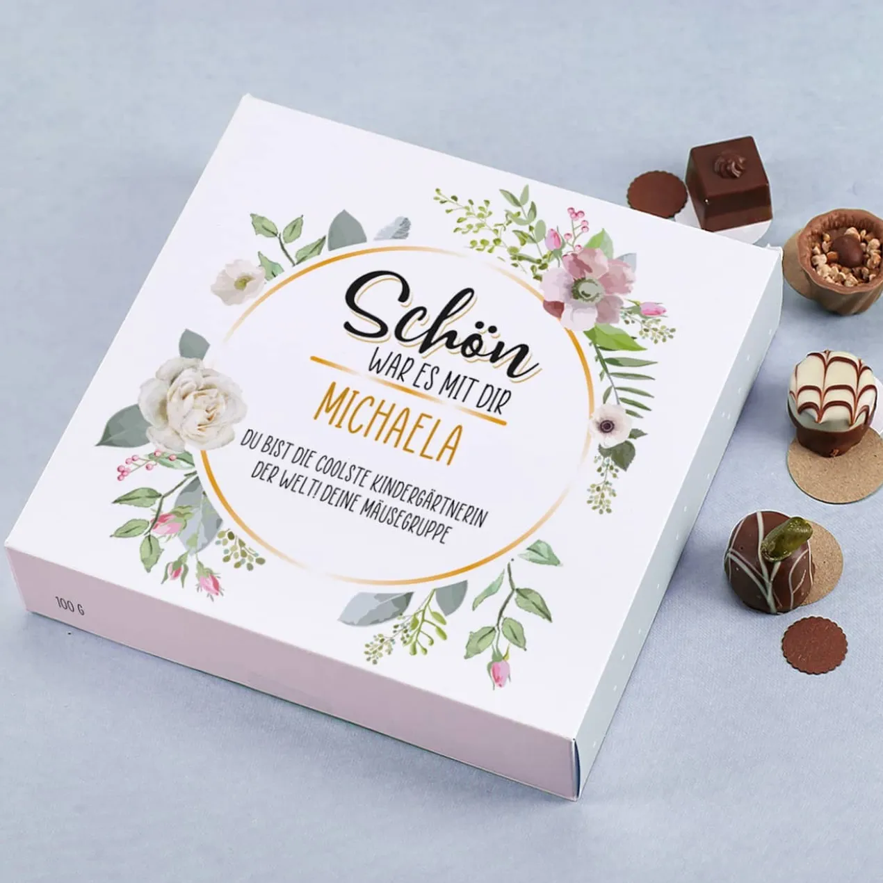 Schön, war es mit dir - Lindt Mini-Pralinés zum Abschied 100g