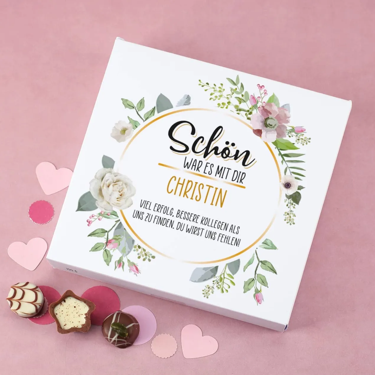 Schön, war es mit dir - Lindt Mini-Pralinés zum Abschied 100g