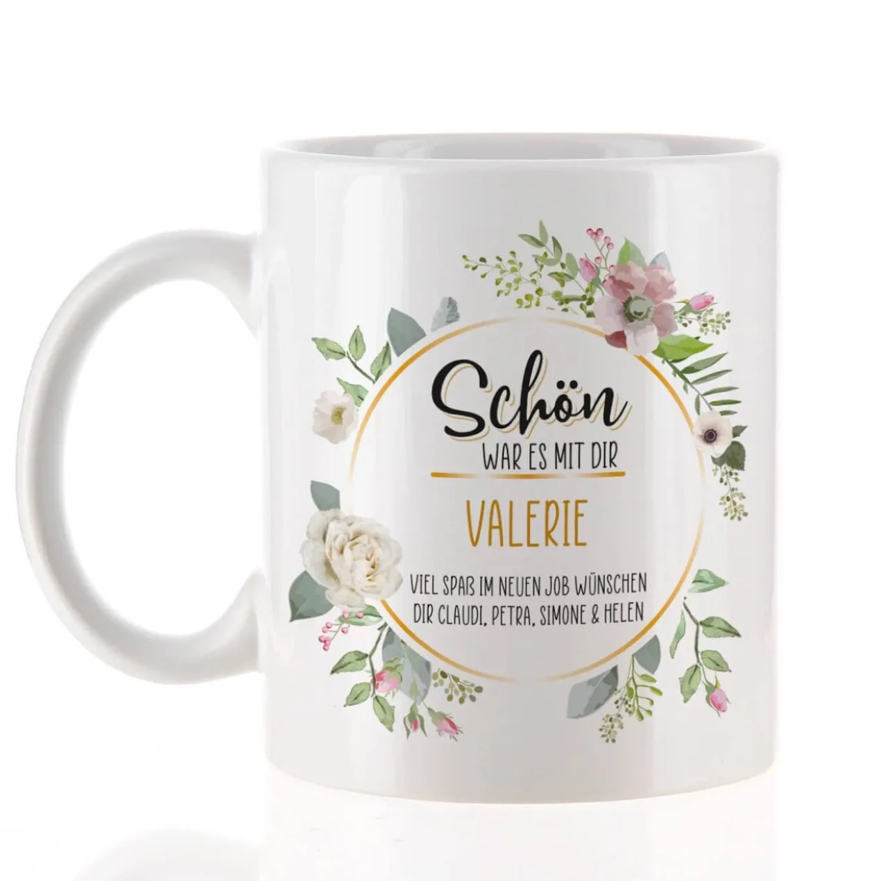 Schön, war es mit dir - Tasse zum Abschied
