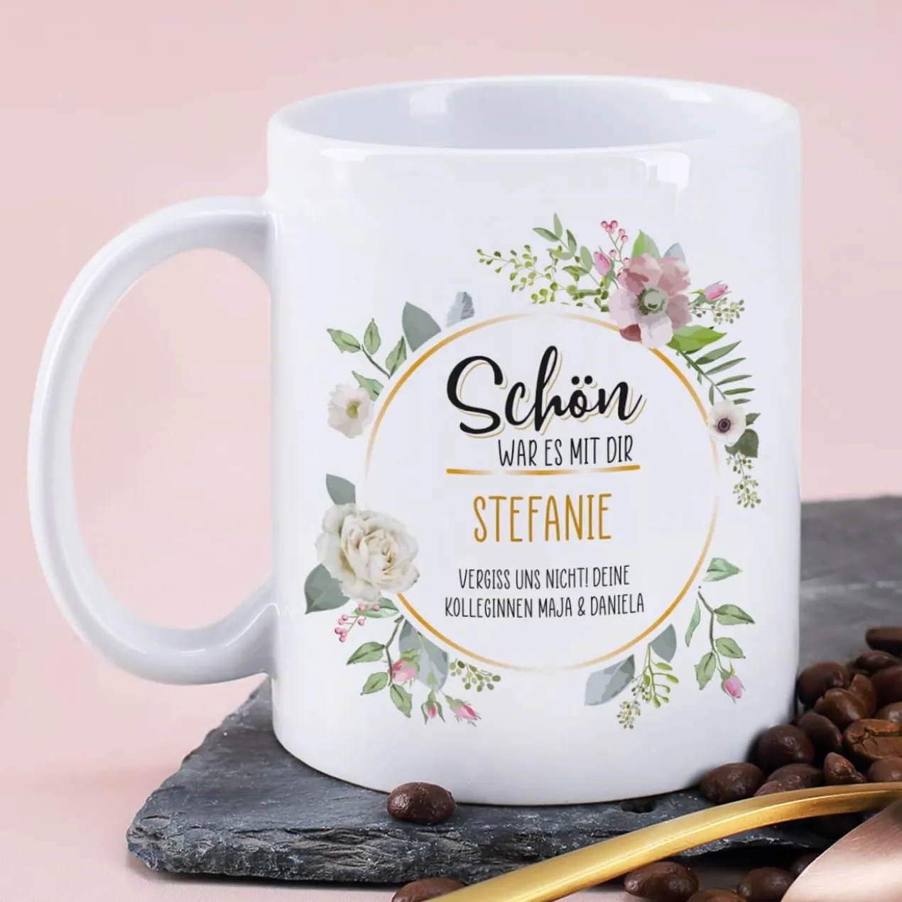 Schön, war es mit dir - Tasse zum Abschied