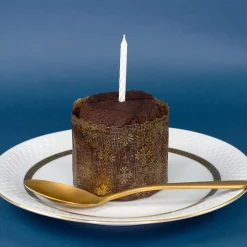 Schoko Brownie Kuchen in Bäckerqualität zum Geburtstag 'Zu alt zum Sterben' mit Name personalisiert
