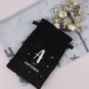Schokokugeln im Geschenksack mit Name und Initiale
