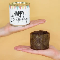 Schokoladen Brownie Kuchen in der Dose zum Geburtstag | Happy Birthday Geschenk in Bäckerqualität