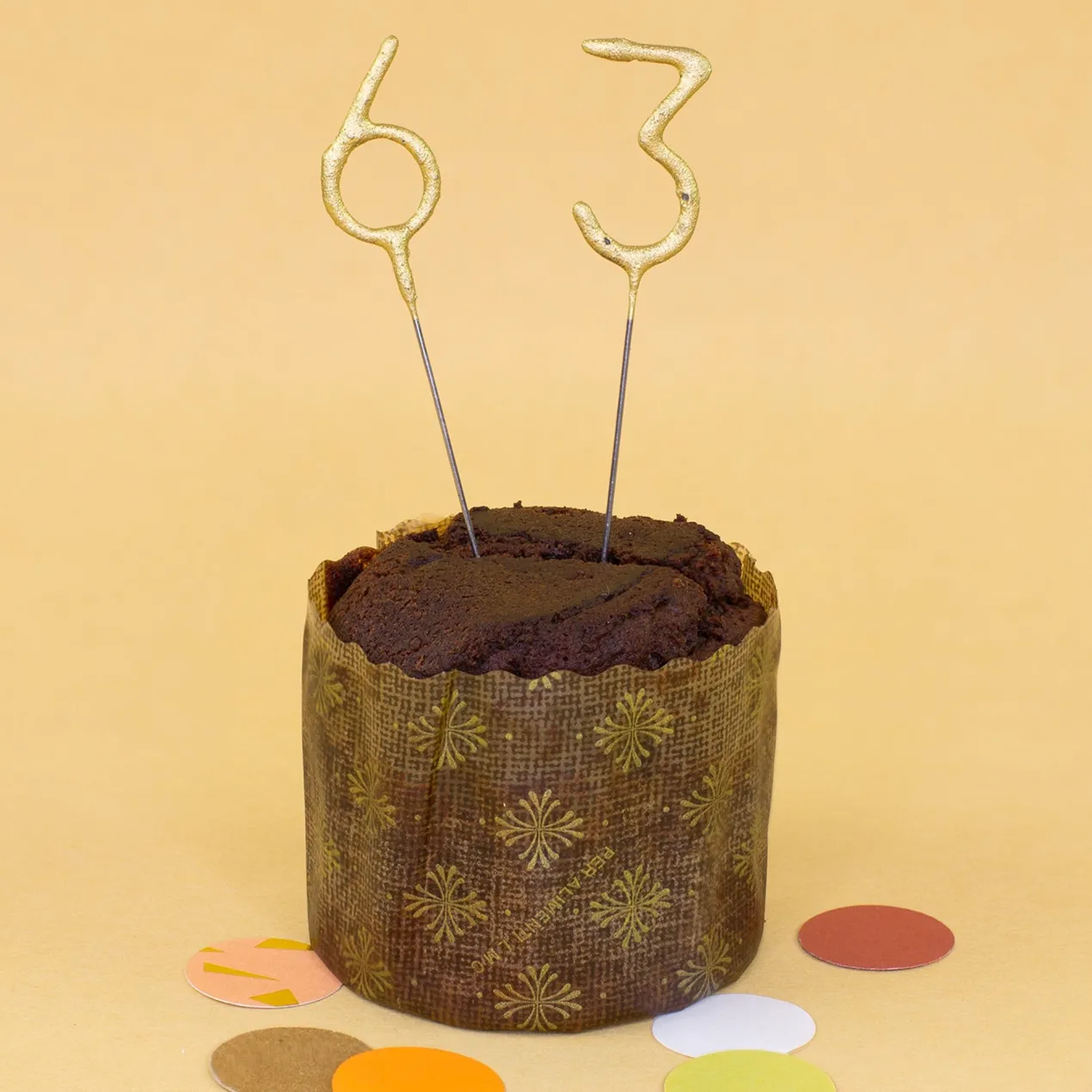 Schokoladen Brownie Kuchen in der Dose zum Geburtstag | Alles Gute von Herzen in Bäckerqualität