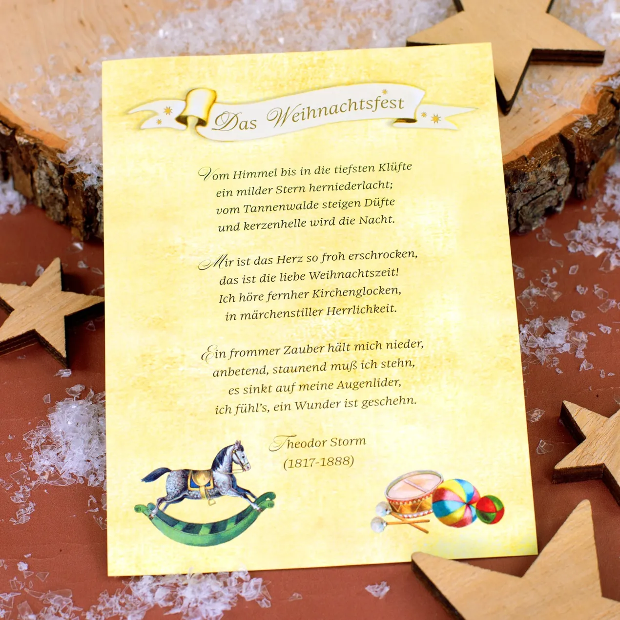 Schokoladenbuch Weihnachts-Nostalgie aus Metall