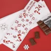 Schokoladentafel als Mini-Adventskalender mit Ihrem Wunschtext