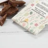 Schokoladentafel zu Ostern mit Wunschtext und pastellfarbenen Motiven | 100g