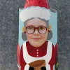 Schokoladen Weihnachtsfrau mit Ihrem Gesicht und Wunschtext, 200 g