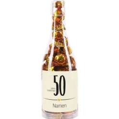 Schokopralinenflasche - 50 Jahre zusammen
