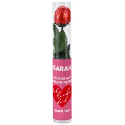 Schokorose - Scheiß auf Valentinstag... mit Name persönlich bedruckt