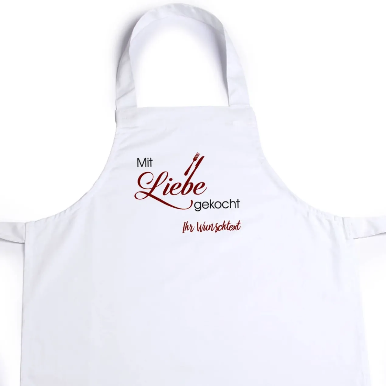 Schürze - Mit Liebe gekocht und Wunschnamen