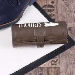Schuhputzset für Gentleman mit Namensaufdruck
