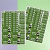 Schulaufkleber - Set mit Panda, in 3 Größen