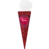 Schultüte für Mädchen mit Herzen und Name