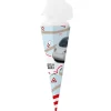 Schultüte XL mit Zug Motiv personalisiert mit Name | ICE | 80cm