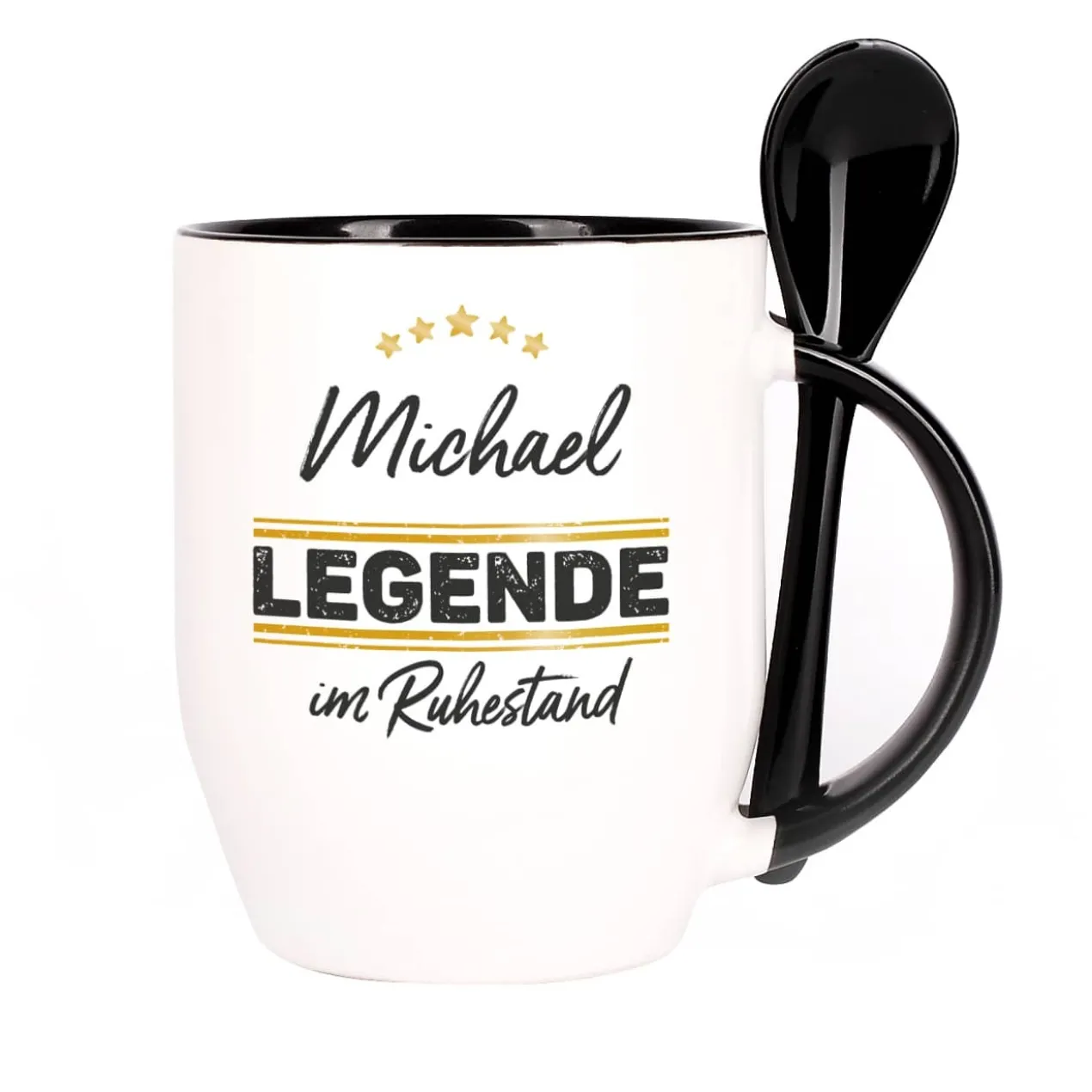 Schwarze Löffeltasse - Legende im Ruhestand