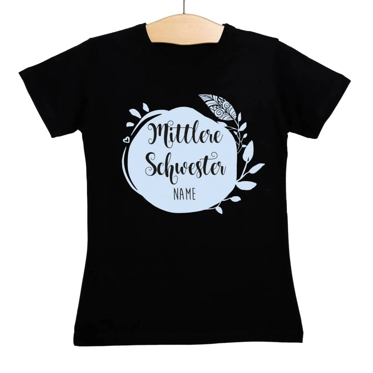 Schwestern T-Shirt für kleine, mittlere und große Schwestern
