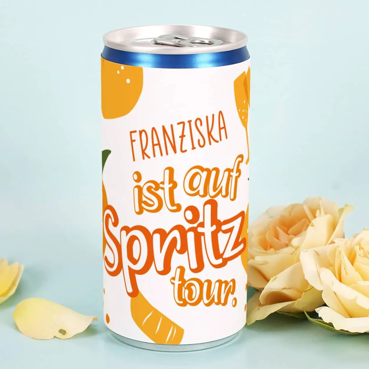 Secco-Dose - Auf Spritztour - mit Ihrem persönlichen Wunschnamen