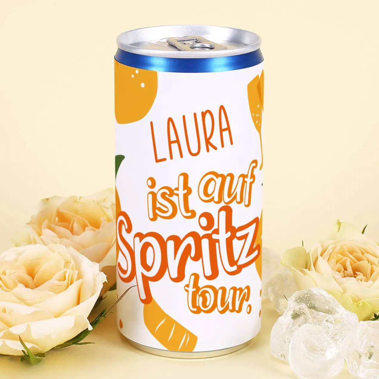 Secco-Dose - Auf Spritztour - mit Ihrem persönlichen Wunschnamen