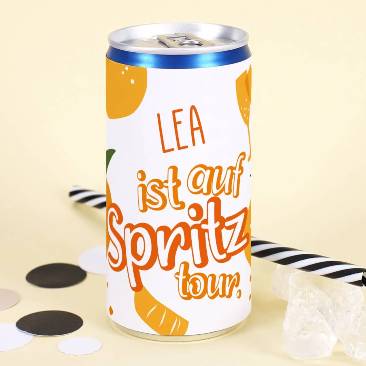 Secco-Dose - Auf Spritztour - mit Ihrem persönlichen Wunschnamen