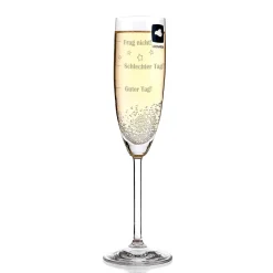 Sektglas Stimmungsbarometer Guter Tag - Schlechter Tag - Frag nicht!