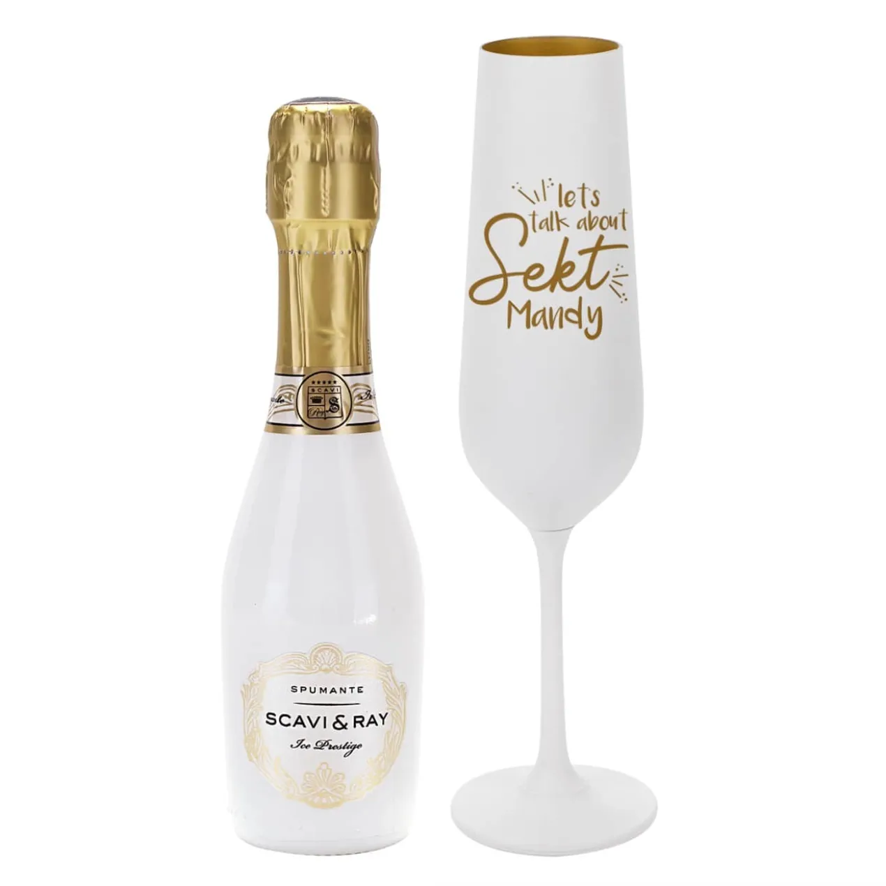 Sektglas und Scavi & Ray Piccolo - Let's talk about Sekt