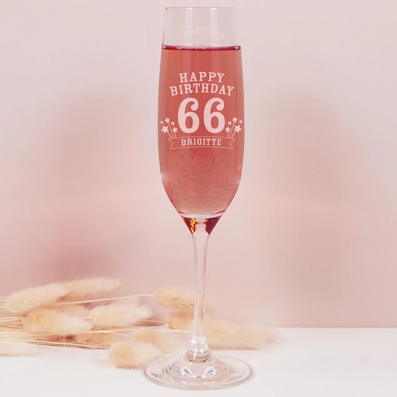Sektglas von Leonardo zum Geburtstag mit Gravur