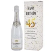 Sekt zum Geburtstag in Gold mit passender persönlicher Verpackung