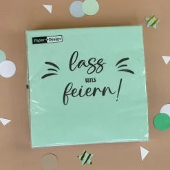Servietten Lass uns feiern - 20 Stück