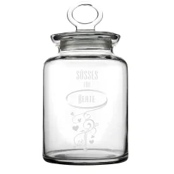 Süßes für... gravierte Glasdose mit Name
