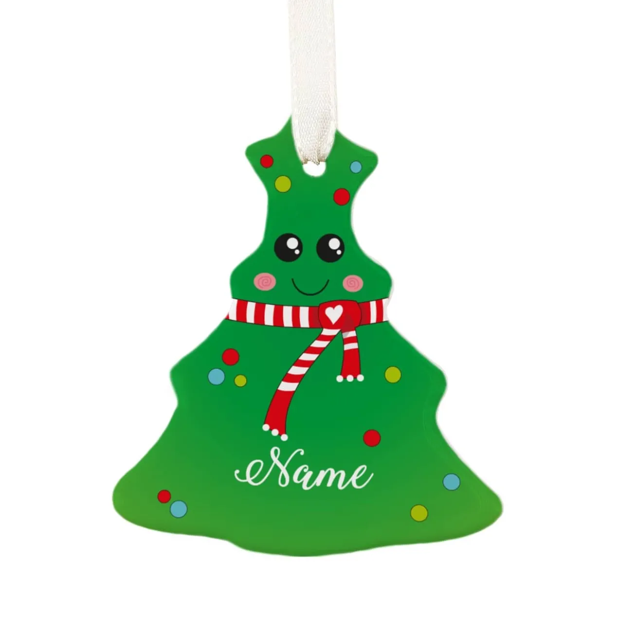 Süße Tanne als persönlicher Christbaumschmuck