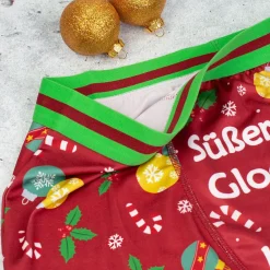 Sexy Boxershorts - Süßer die Glocken nie klingen | Scherz-Geschenk für Männer zu Weihnachten