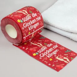 Sexy Toilettenpapier zu Weihnachten - Süßer die Glocken nie klingen - Scherzgeschenk für Männer