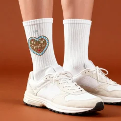 Socken mit Lebkuchenherz & Name personalisiert | Volksfest Socken als Geschenk für Frauen & Männer