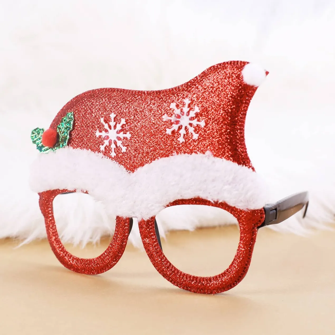 Spaß-Brille im weihnachtlichen Design
