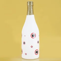 Spar-Flasche mit Verkehrszeichenmotiv mit verschiedenen Zahlen