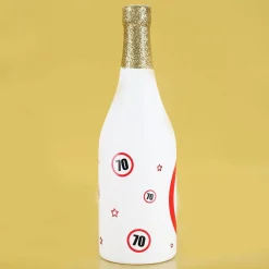 Spar-Flasche mit Verkehrszeichenmotiv mit verschiedenen Zahlen