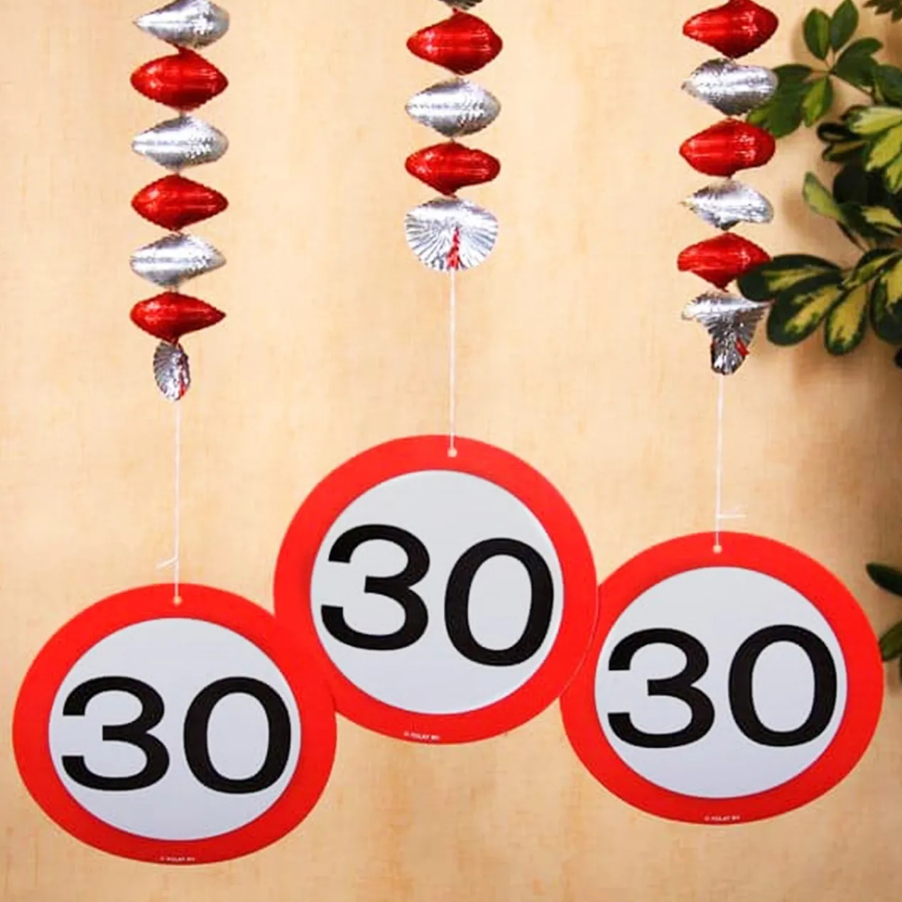 Spiral Girlande zum 30. Geburtstag