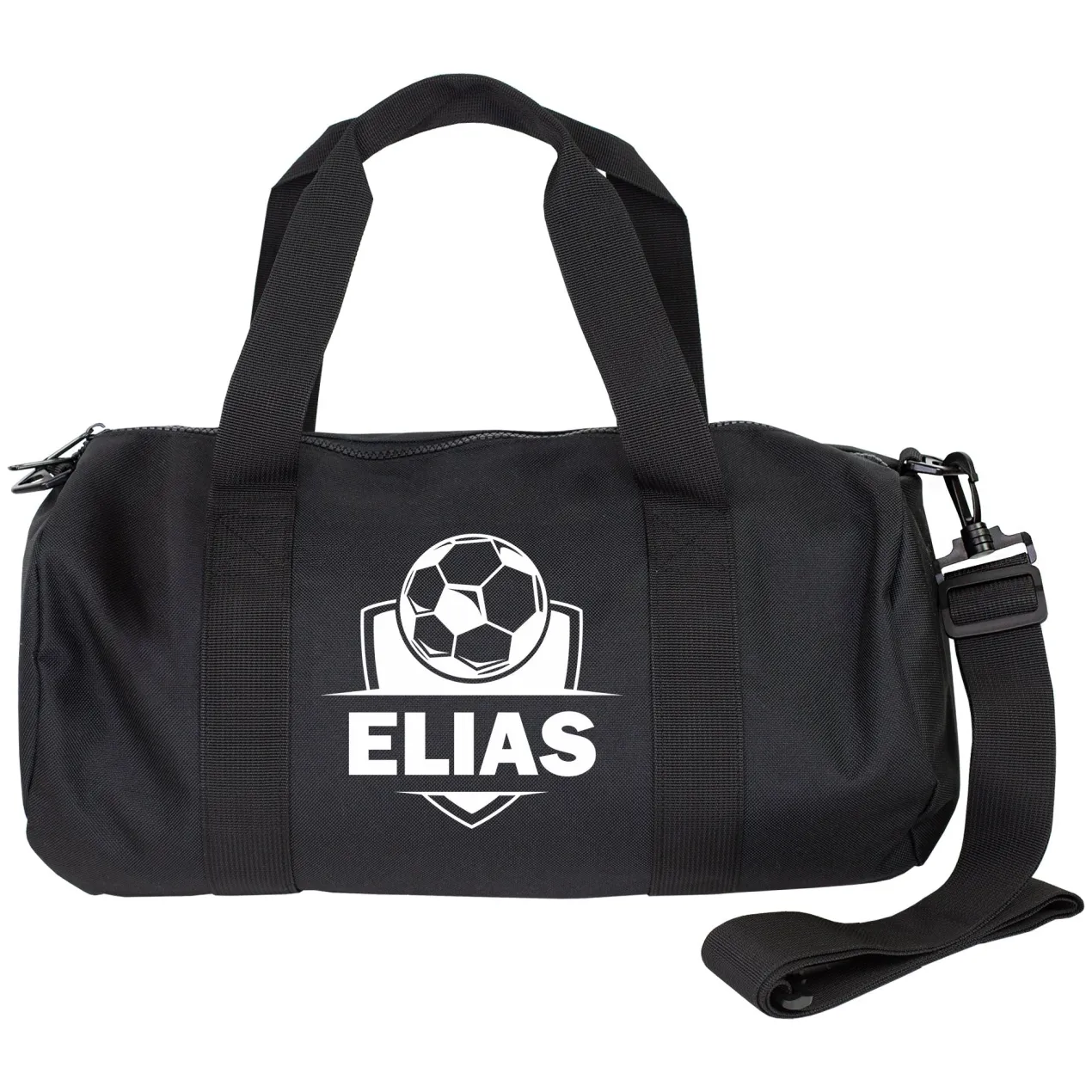 Sporttasche mit Fußball Motiv & Name personalisiert | Reisetasche für Jungen, Schule & Training