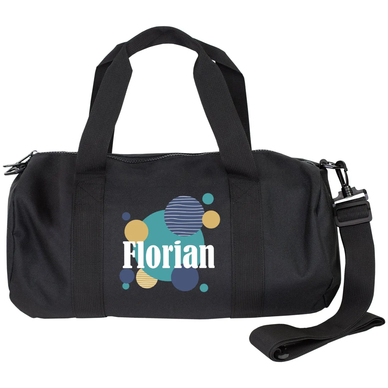 Sporttasche mit Name personalisiert als Geschenk | Kleine Reisetasche & Dufflebag für Freizeit und Sport