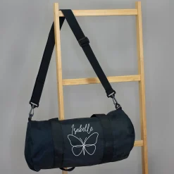 Sporttasche mit Schmetterling Motiv & Name personalisiert | Geschenk zur Einschulung für Mädchen