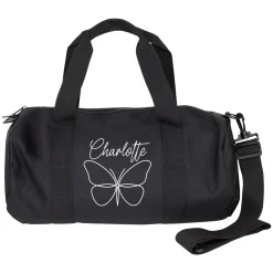 Sporttasche mit Schmetterling Motiv & Name personalisiert | Geschenk zur Einschulung für Mädchen