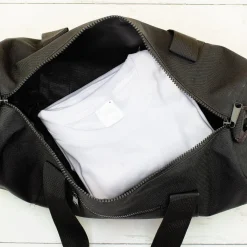 Sporttasche personalisiert mit Name & Sportmaus Motiv | Duffle Bag als Geschenk für Mädchen & Frauen