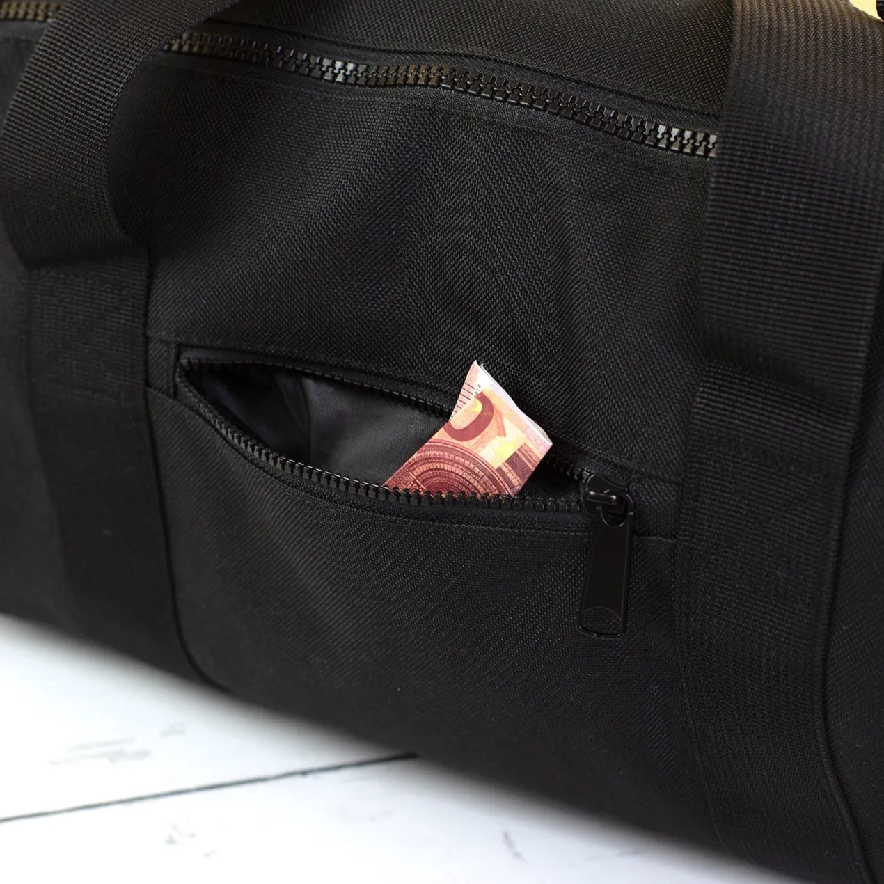 Sporttasche personalisiert mit Name & Wunschtext | Reisetasche & Duffle Bag als Geschenk in 2 Größen