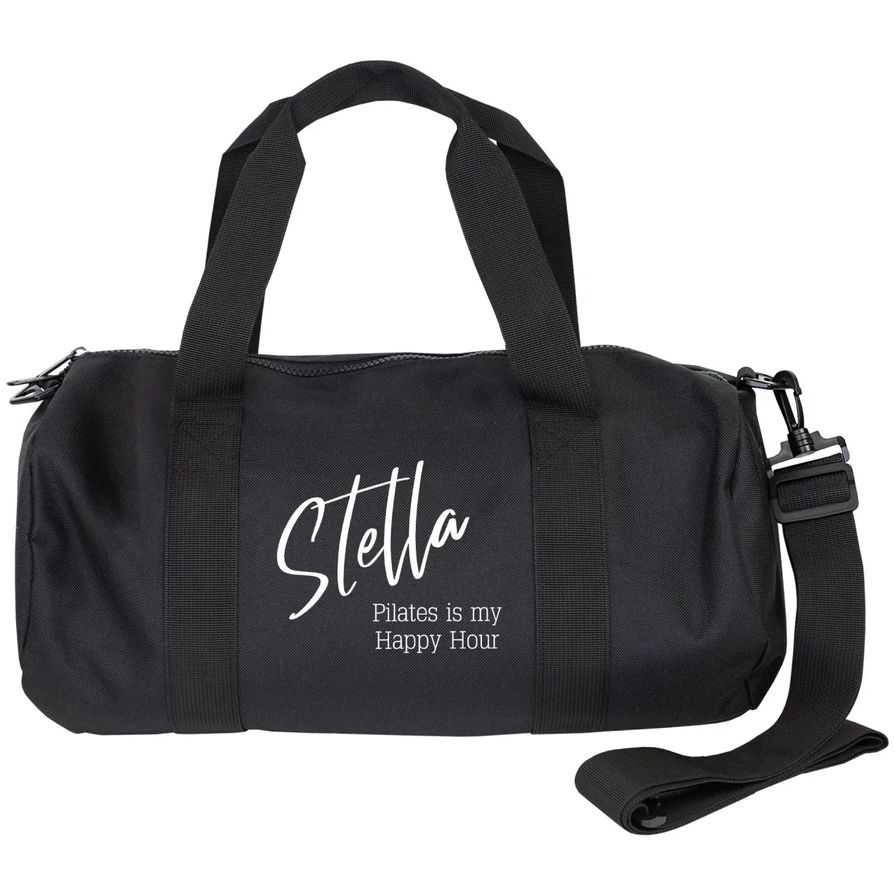 Sporttasche personalisiert mit Name & Wunschtext | Reisetasche & Duffle Bag als Geschenk in 2 Größen