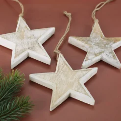 Sternanhänger aus Holz - Lieblings... - mit Namensgravur
