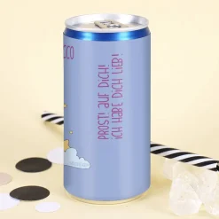 Sternschnuppensecco mit Einhorn und Ihrem Wunschnamen